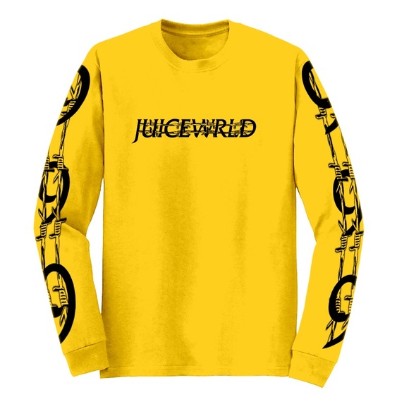 Juice Wrld Long Sleeve Barbed Wire Face 
